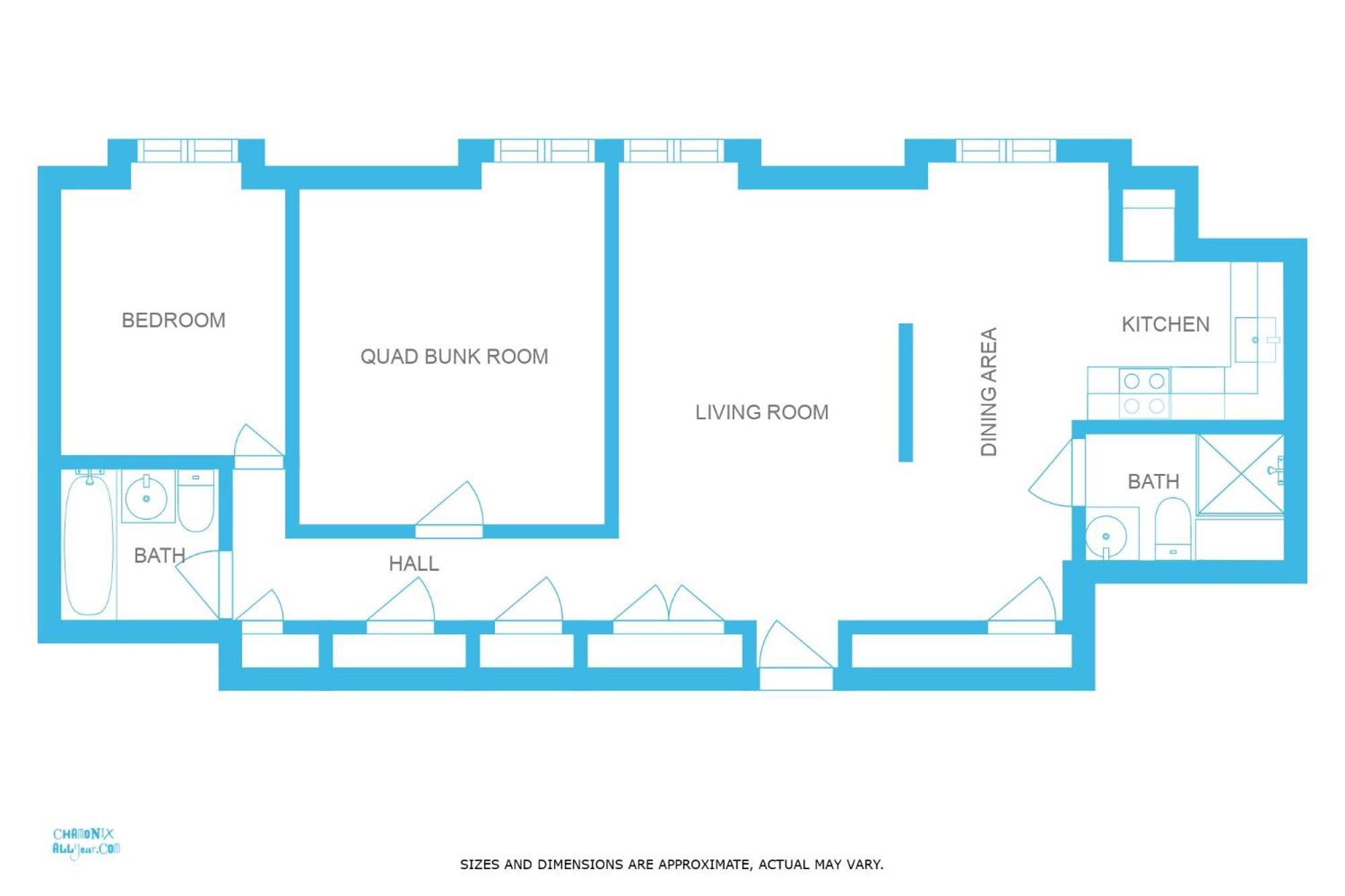Mont Blanc 98 Apartment - Chamonix All Year Bagian luar foto